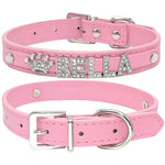 Bling Rhinestone Puppy Dog Collars Personalized Small Dogs Chihuahua Collar