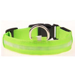 Nylon Pet Dog Collar LED Light Night Safety Pets