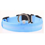 Nylon Pet Dog Collar LED Light Night Safety Pets