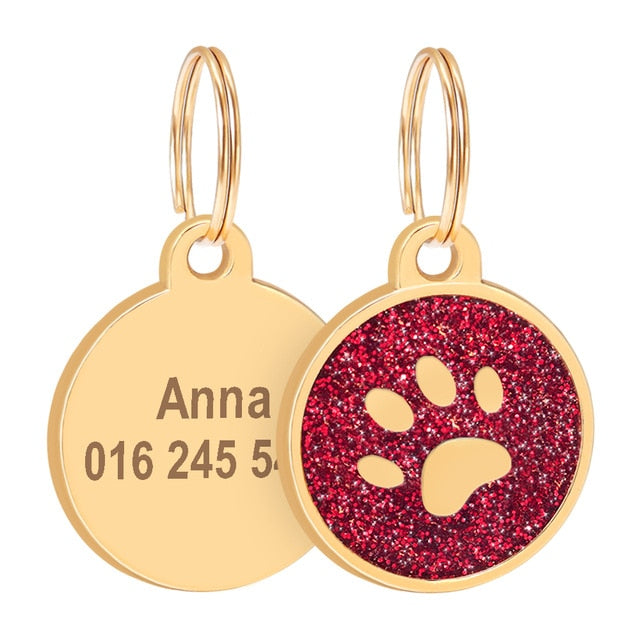 Pet Dog ID Tag Personalized Cat Puppy ID Tag Pet Dog Collar