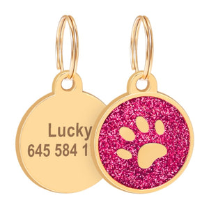 Pet Dog ID Tag Personalized Cat Puppy ID Tag Pet Dog Collar