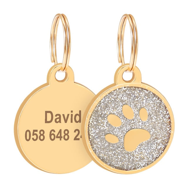 Pet Dog ID Tag Personalized Cat Puppy ID Tag Pet Dog Collar