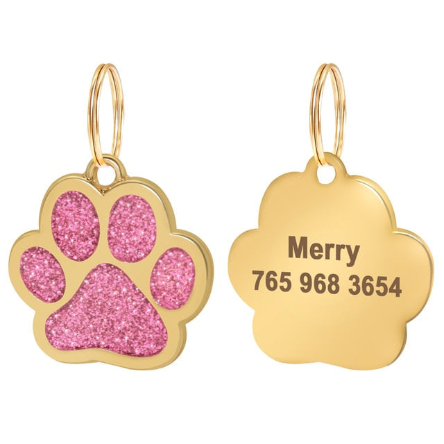 Pet Dog ID Tag Personalized Cat Puppy ID Tag Pet Dog Collar