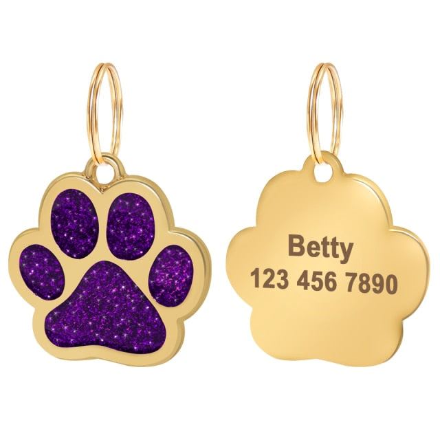 Pet Dog ID Tag Personalized Cat Puppy ID Tag Pet Dog Collar