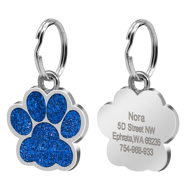 Pet Dog ID Tag Personalized Cat Puppy ID Tag Pet Dog Collar