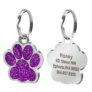 Pet Dog ID Tag Personalized Cat Puppy ID Tag Pet Dog Collar