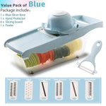 Vegetable Cutter 8 In 1 6 Dicing Blades Slicer Shredder