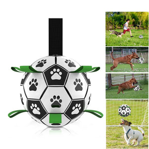 Dog Toys Interactive Pet Football Toys with Grab Tabs