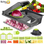 Vegetable Cutter 8 In 1 6 Dicing Blades Slicer Shredder