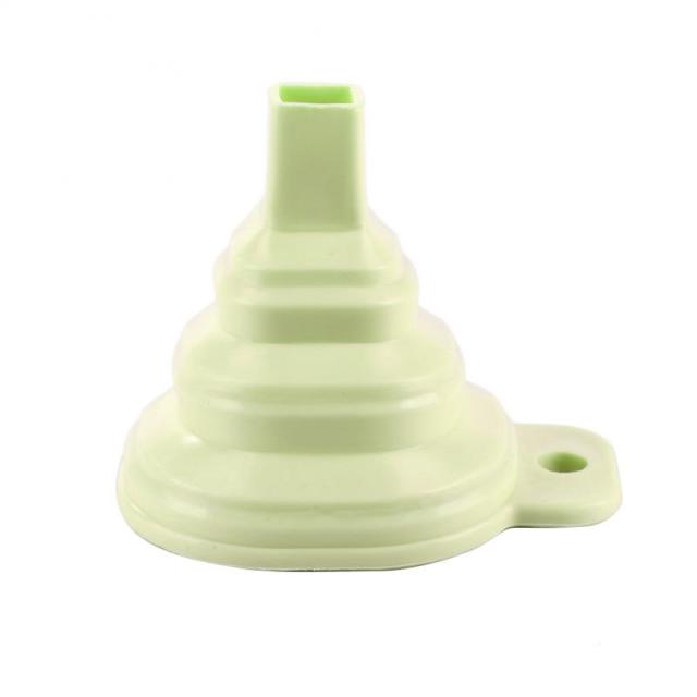 Mini Silicone Folding Funnels Foldable